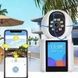 Камера видеонаблюдения V1 WIFI camera video calling 1080p app ice Белая