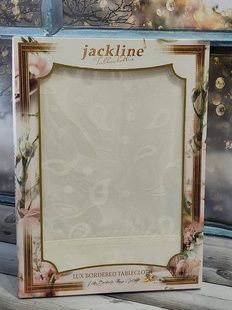 Скатертина водовідштовхувальна Jackline LUX BORDERED JTD139 160х220см Поліестер