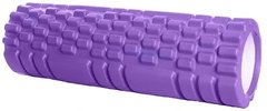 Ролик массажный для йоги, фитнеса (спины и ног) OSPORT (30*9 см) Фиолетовый