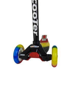 Самокат детский Best Scooter 0072Е, колёса PU светятся Красно-желто-черный