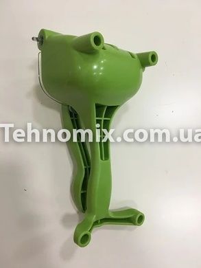 Соковыжималка ручная для фруктов с зажимом Зеленая