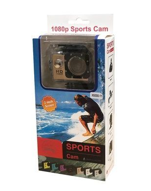 Action Камера Sport X6000-11 HD золотая