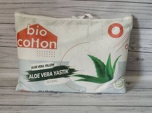 Подушка Bio cotton Aloe vera 50х70см Наповнювач Силікон/Алое Віра