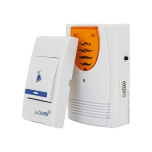 Бездротовий дверний дзвінок Luckarm Intelligent 8203 на батарейках Помаранчевий