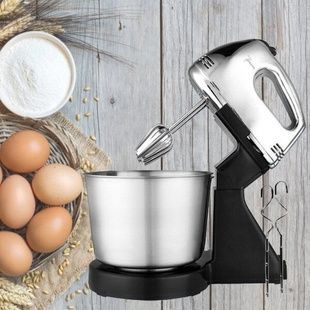 Миксер с металлической чашей Crownberg CB-7321 Серый