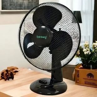 Настільний вентилятор Rainberg RB-9307 Чорний