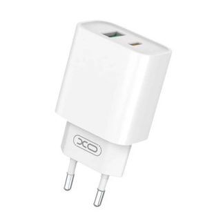 Мережевий зарядний пристрій блок живлення XO CE02A PD20W+QC18W fast charging
