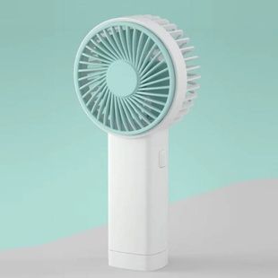 Вентилятор аккумуляторный ручной Jisulife mini portable fan F2B Белый с голубым