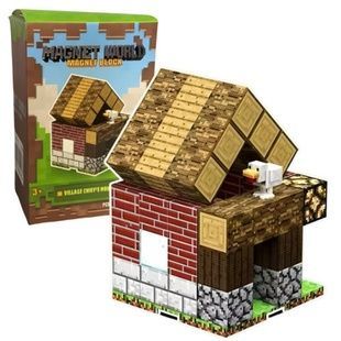 Конструктор магнитный кубический 49 деталей Minecraft Magnetism World T9906