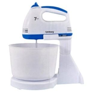 Миксер Rainberg RB-1005 7 скоростей с чашей 2л 500Вт Синий