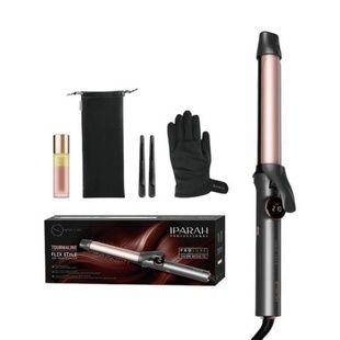Плойка для завивки волос ⌀28mm, 120-210&deg;C, керамическое покрытие, LED display, 70W IPARAH P-205 Черная