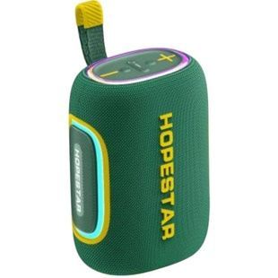 Колонка акумуляторна бездротова Bluetooth BT5.3 65W, 8000mAh, RGB, TWS, 6h HOPESTAR H58 Зелена