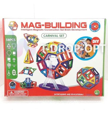 Магнитный конструктор Mag Building 59 деталей (pcs)