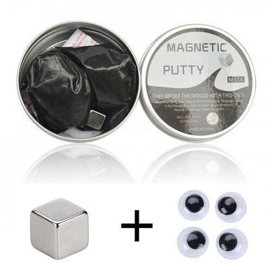 Розумний магнітний пластилін Magnetic Putty Чорний