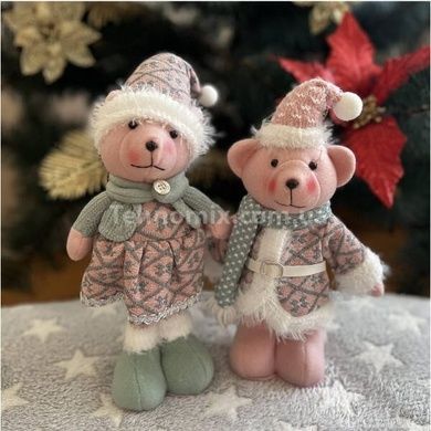 Новогодняя декоративная игрушка C 67834 "Мишка" высота 28см