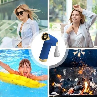 Міні-вентилятор акумуляторний з регулюванням потоку повітря 60Вт 1100мАч model2