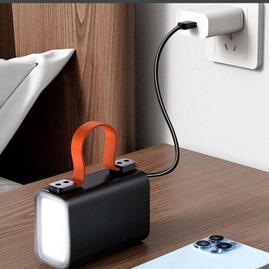 Power Bank з ліхтарем JS-F30 100000mAh Чорний