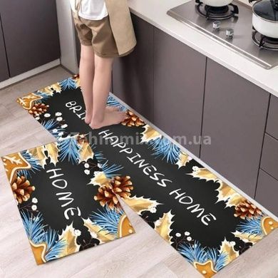 Килимок для дому в передпокій Home 40*120см Зелений