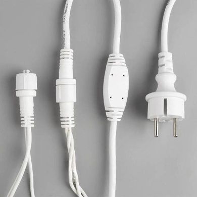 Гірлянда вулична лінійна 5м 80led 220V 4481 AND 4-20 Білий провід, тепле світло
