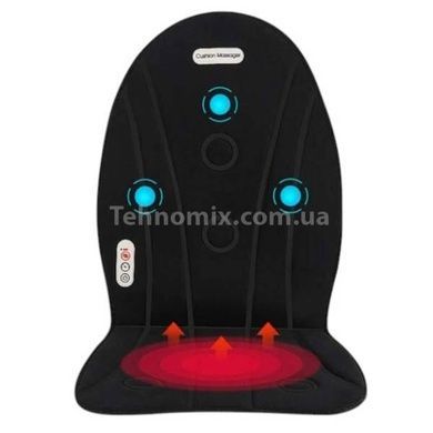 Накидка массажная с подогревом в автомобиль 12/220V Massage JB-100D LY60 Черная