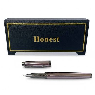 Ручка кулькова металева в подарунковому футлярі Honest 906