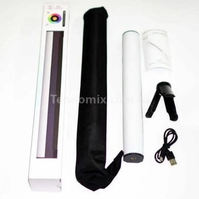Відеосвітло-стік у чохлі з міні штативом LED RGB M07 30см