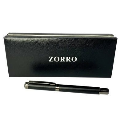 Ручка шариковая металлическая в подарочном футляре ZORRO 008 Черная