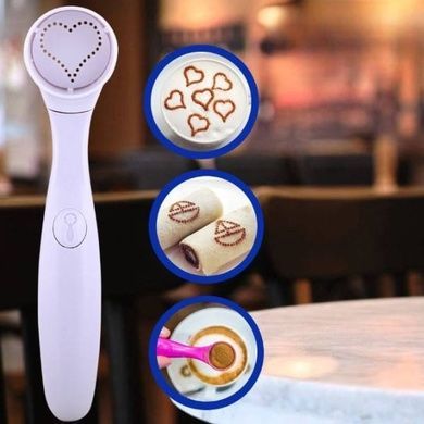 Набір трафаретів для декорування напоїв та страв MAGIC SPICE SPOON Білий