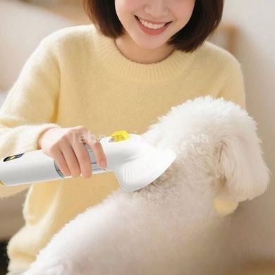 Пилосос ручний акумуляторний із змінними насадками vacuum cleaner AND 233 Білий