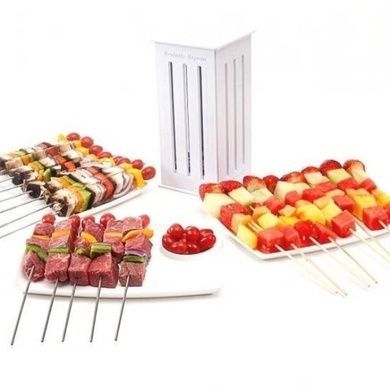 Пристосування для нанизування шашлику Brochette Express Білий