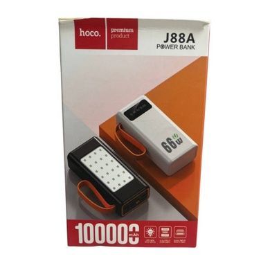 Power Bank з ліхтарем 100000mAh JA88A Білий