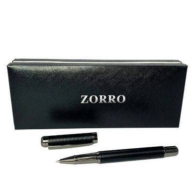Ручка шариковая металлическая в подарочном футляре ZORRO 008 Черная