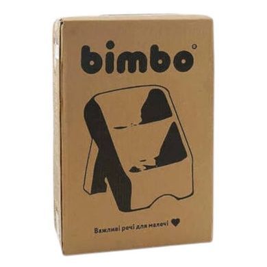 Сходинка-підставка дитяча 32х30х37см BM-93758 Bimbo Біла з оранжевим