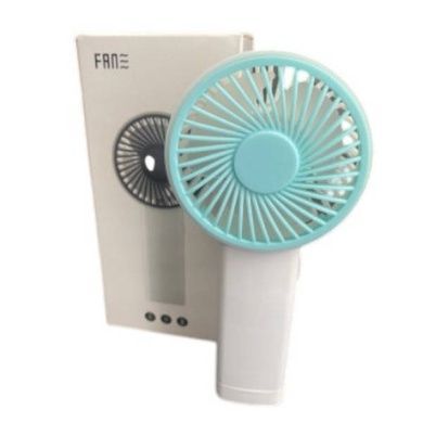 Вентилятор ручний акумуляторний Jisulife mini portable fan F2B Білий з блакитним