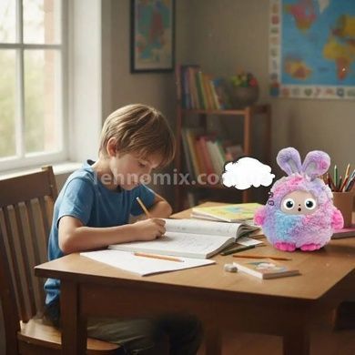 Игрушка мягкая интерактивная с искусственным интеллектом Smart AI Plush Mimi Сиреневая