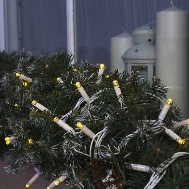 Гірлянда вулична лінійна 5м 80led 220V 4481 AND 4-20 Білий провід, тепле світло
