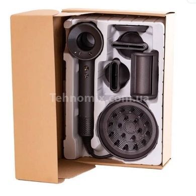 Фен-стайлер для волос 5 насадок 5в1 1600Вт Super Hair Dryer Fan Серый