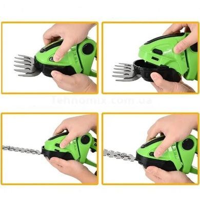 Ножиці-кущоріз акумуляторний Garden cutter EVCITN Зелені