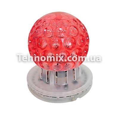 Лампа шар на подставке с вращающимися шаром RGB RD 5024 Красная