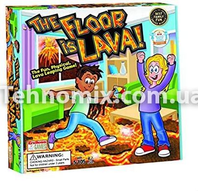 Весела настільна гра для дітей "Пол це лава" The Floor is Lava