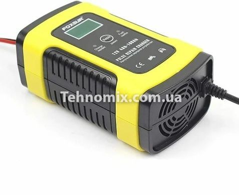Зарядний пристрій для автомобільного акумулятора Foxsur 12V 4-100AH