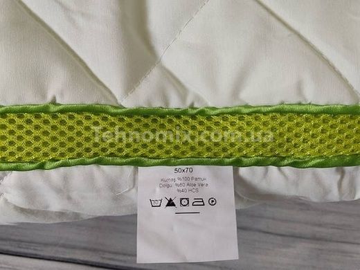 Подушка Bio cotton Aloe vera 50х70см Наполнитель Силикон/Алоэ Вера
