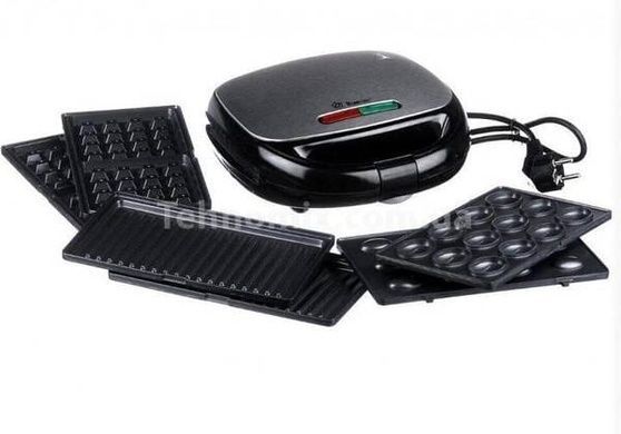 Сэндвичница 4 в 1 Grant GT 779 1400W (сэндвичница-гриль-вафельница-орешница)