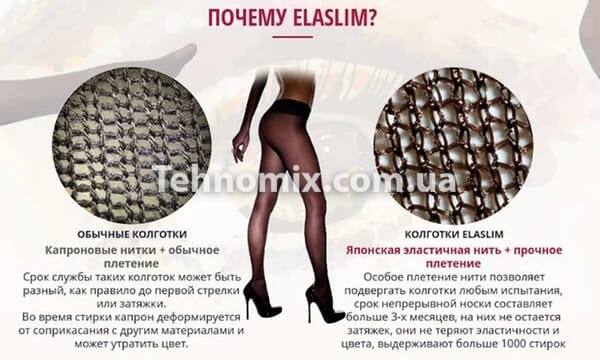 Колготки Elaslim Міцні капронові