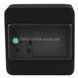 Часы сетевые белая подсветка (корпус черный) от USB VST-872-6