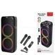 Колонка беспроводная с RGB подсветкой 50Вт Bluetooth, AUX, USB SPS ZQS10209 Черная