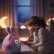 Игрушка мягкая интерактивная с искусственным интеллектом Smart AI Plush Mimi Сиреневая