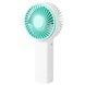 Вентилятор ручний акумуляторний Jisulife mini portable fan F2B Білий з блакитним