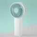 Вентилятор ручний акумуляторний Jisulife mini portable fan F2B Білий з блакитним