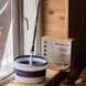 Комплект для уборки Ведро со шваброй автоматическое Mop Bucket AND1472 Белое с серым